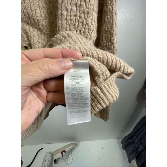 Madewell Alpaca Blend Tan Cardigan Size XXS - Picture 6 of 6